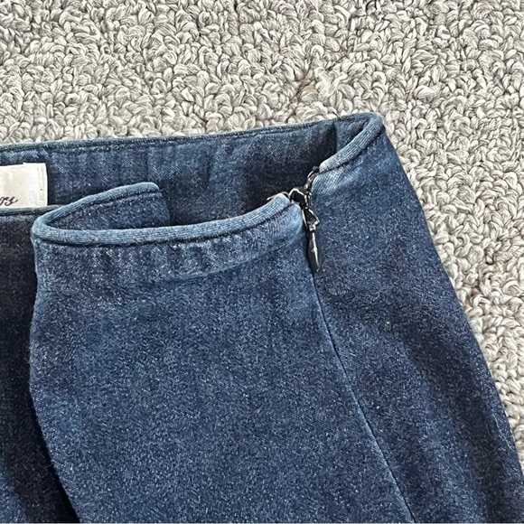 Brooks Brothers Jeans Womens 6 Blue Pull On Tapered Denim Size Zipper Stretch - Picture 4 of 8